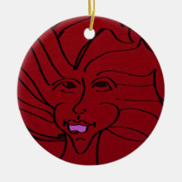 Vogelbeschermer keramisch ornament