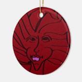 Vogelbeschermer keramisch ornament (Links)