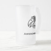 Vogelbewustzijn Matglas Bierpul (Voorkant rechts)