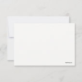 Vogelbezoek. - Bereavement Bedankt voor je notieca (Achterkant)