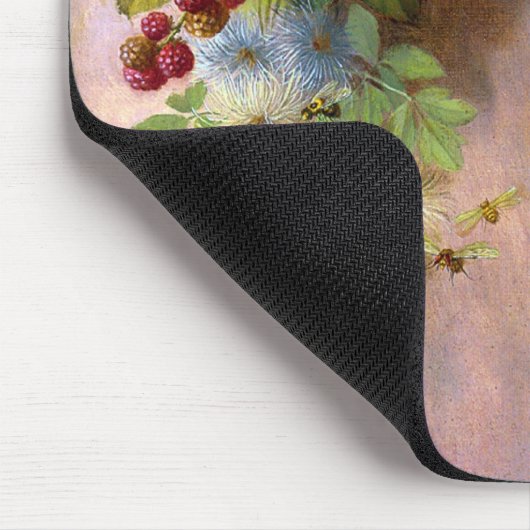 Vogelbijen en kunstbessen muismat (Hoek)