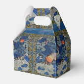 Vogelblauw Chinees borduurwerk  Bedankdoosjes (Achterkant)