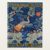 Vogelblauw Chinees borduurwerk  Planner (Voorkant)