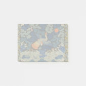 Vogelblauw Chinees borduurwerk  Post-it® Notes (Voorkant)