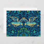 Vogelblauw door William Morris Briefkaart (Voorkant / Achterkant)