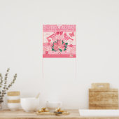 Vogelbloem en Poster van de vogelgriep van Gem Jun (Keuken)