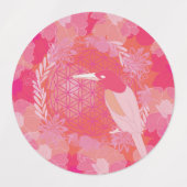 Vogelbloem Labels (Design 1)