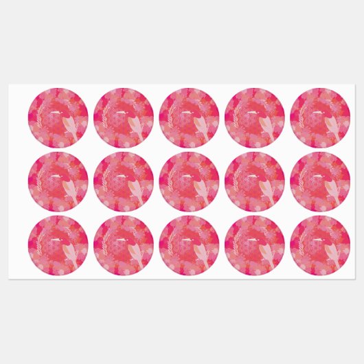 Vogelbloem Labels (Vel)