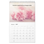 vogelbloemen 12 maanden kalender (Jan 2027)