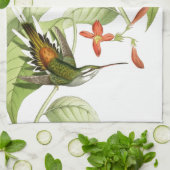  vogelbloemen bloemen keukenhanddoek (Gevouwen)