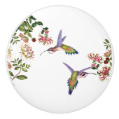 Vogelbloemen Bloemen Wilde dieren Knoop Keramische Knop (Voorkant)