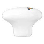 Vogelbloemen Bloemen Wilde dieren Knoop Keramische Knop (Zijkant)