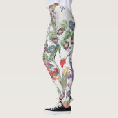 Vogelbloemen drijven over de Leggings (Links)