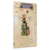 vogelbloemen, Frans Briefkaart Klembord (Rechts)