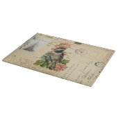 vogelbloemen Franse Briefkaarten Snijplank (Hoek)
