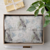 vogelbloemen Italiaans Briefkaart Weefselpapier Tissuepapier (Geschenk)