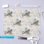 vogelbloemen Italiaans Briefkaart Weefselpapier Tissuepapier (Craft)