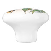 Vogelbloemen Wilde dieren Knoop Keramische Knop (Zijkant)