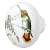 Vogelbloemen Wilde dieren Meul/Knop Keramische Knop (Rechts)