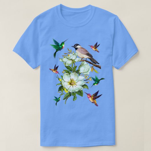 VogelbloemenGift LoverVrouwen Mannen Kinderen T-shirt (Design voorkant)