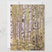 Vogelbomen in een bos (Roerich) Kaart (Voorkant)