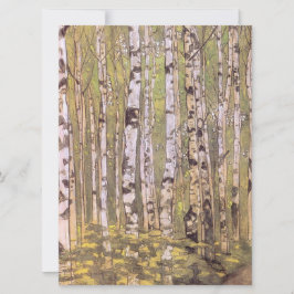 Vogelbomen in een bos (Roerich) Kaart