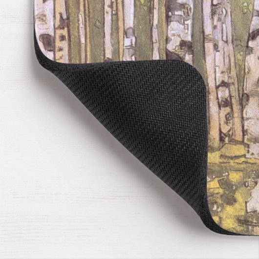 Vogelbomen in een bos (Roerich) Muismat (Hoek)