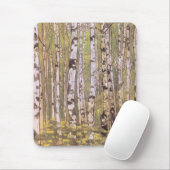 Vogelbomen in een bos (Roerich) Muismat (Met muis)