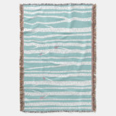 Vogelbomen met vogels deken (Voorkant Verticaal)