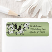  vogelbont met kerstgroene labels (Insitu)