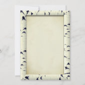 vogelboom - Bark Wood Weddenschap Kaart (Achterkant)