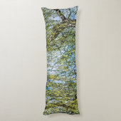 Vogelboom - De lente is in de lucht. Lichaamskussen (Achterkant (Verticaal))