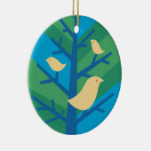 Vogelboom Keramisch Ornament (Rechts)