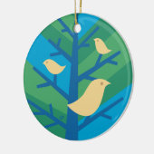 Vogelboom Keramisch Ornament (Links)