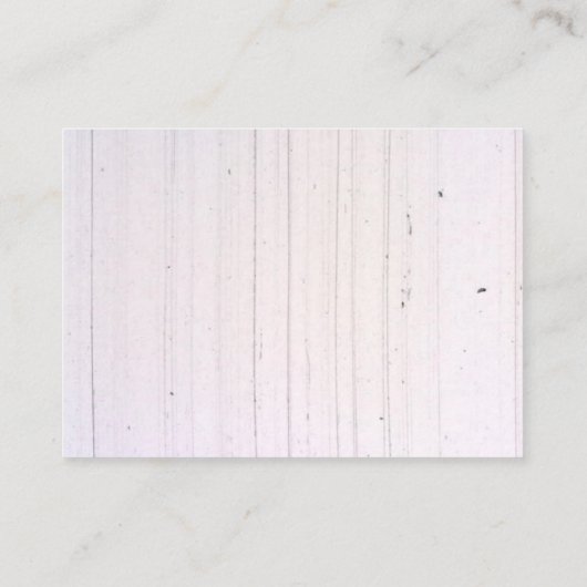 Vogelborte Visitekaartje (Achterkant)