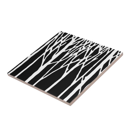 Vogelbos van Leslie Peppers Tegeltje (Zijkant)