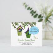 Vogelboxen wijzigen adres verplaatst aankondigingskaart (Staand voorkant)