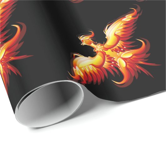 Vogelbrand Phoenix 3 Cadeaupapier (Rol Hoek)
