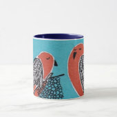 vogelbreiende mok (Midden)