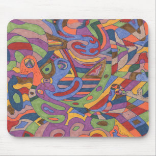 Vogelbrein, oorspronkelijk abstract muismat