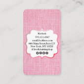 vogelbreinaalden haak visitekaartje (Achterkant)