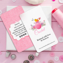 vogelbreinaalden haak visitekaartje