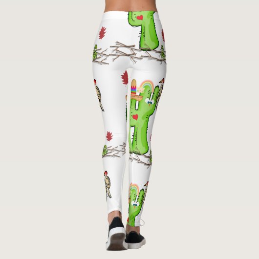 Vogelcactus Leggings (Achterkant)