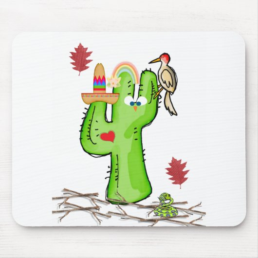 Vogelcactus Muismat! Muismat (Voorkant)