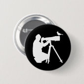 Vogelcamera Gift voor een vogelfotograaf Ronde Button 5,7 Cm (Voorkant /achterkant)