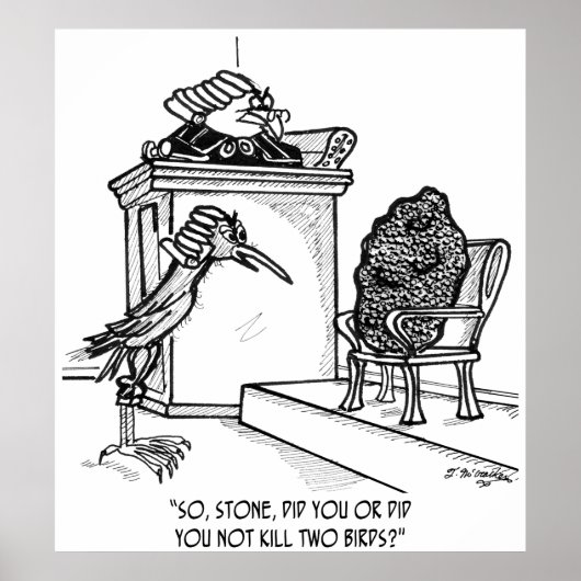 VogelCartoon 2021 Poster (Voorkant)