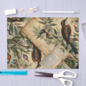  vogelcollage tissuepapier (Craft)