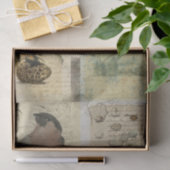  vogelcollages tissuepapier (Geschenk)