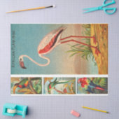 VogelCollectie Flamingo 2c  ontkoppeling Tissuepapier (Craft)