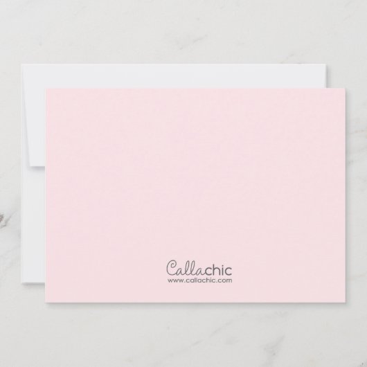 Vogeldag Uitnodigingen (Roze 1e verjaardag) (Achterkant)